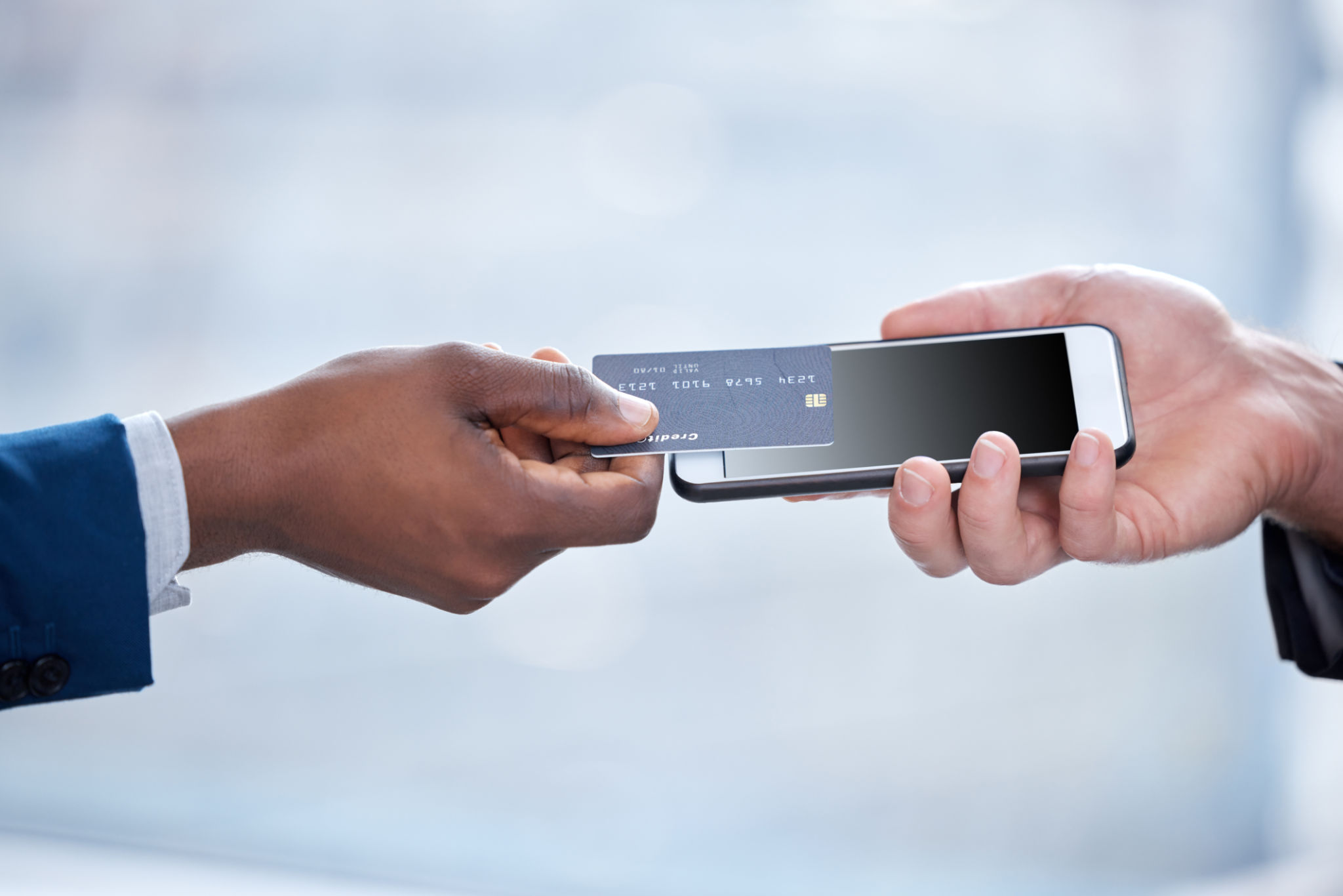 Contactless payment with smartphone
